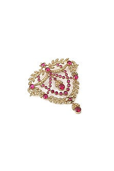 Gold Brass Brooch