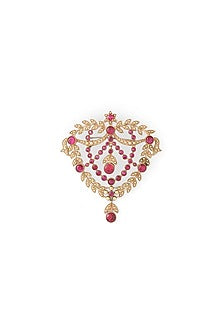 Gold Brass Brooch