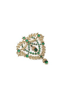 Gold Brass Brooch