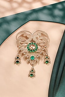 Gold Brass Brooch