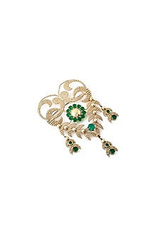 Gold Brass Brooch