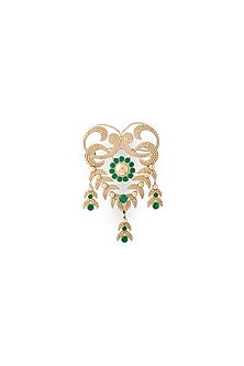 Gold Brass Brooch