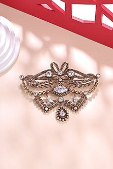 Gold Brass Brooch