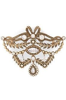 Gold Brass Brooch