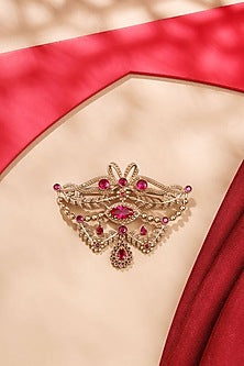 Gold Brass Brooch