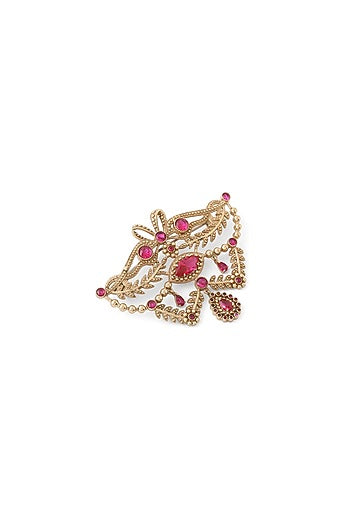 Gold Brass Brooch