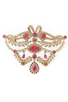 Gold Brass Brooch
