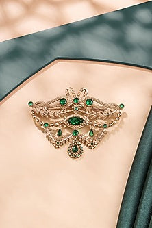 Gold Brass Brooch