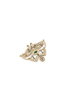 Gold Brass Brooch
