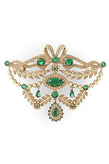 Gold Brass Brooch