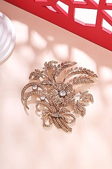 Gold Brass Brooch