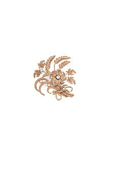 Gold Brass Brooch