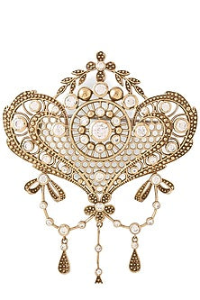 Gold Brass Brooch