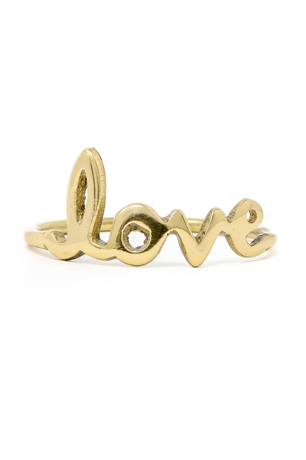 Dull Gold Napkin Rings (Set of 4)