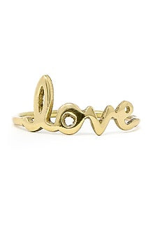 Dull Gold Napkin Rings (Set of 4)