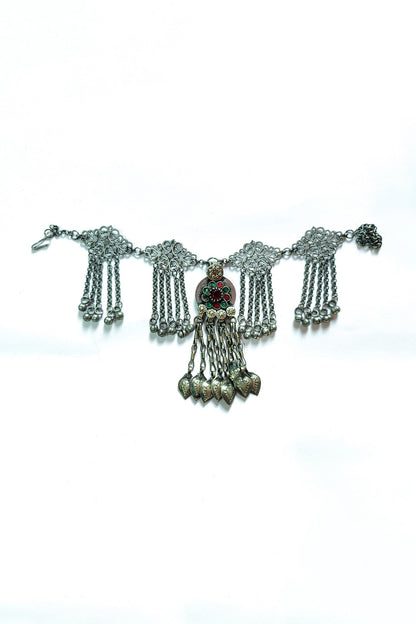 Two-Tone Finish Kuchi Jaali Choker Necklace