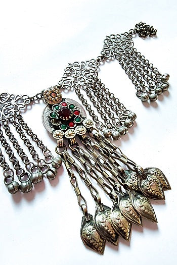 Two-Tone Finish Kuchi Jaali Choker Necklace