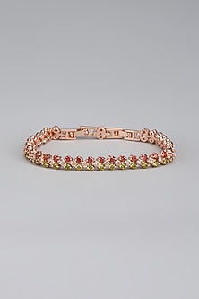 Rose Gold Plated Austrian Crystal Bracelet