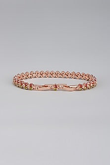 Rose Gold Plated Austrian Crystal Bracelet