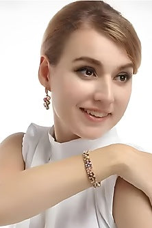 Gold Plated Austrian Swarovski Crystal Bracelet