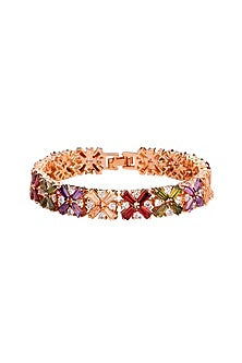 Gold Plated Austrian Swarovski Crystal Bracelet
