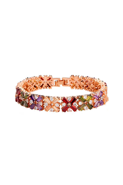Gold Plated Austrian Swarovski Crystal Bracelet