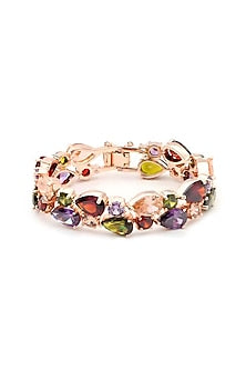 Gold Plated Austrian Swarovski Crystal Bracelet