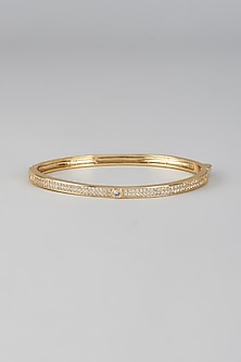 Gold Plated Crystal & Zircon Bracelet