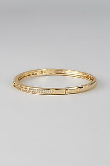 Gold Plated Crystal & Zircon Bracelet