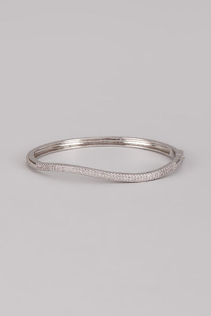 White Gold Plated Austrian Crystal Bracelet