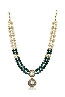 Gold Plated Oyster Pearls Necklace