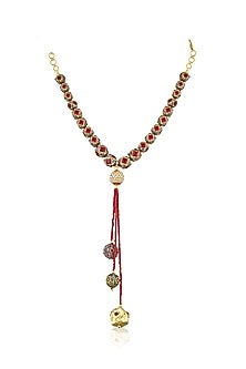 Gold Plated Beaded Necklace