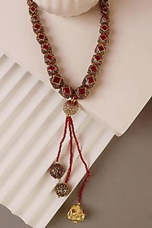 Gold Plated Beaded Necklace