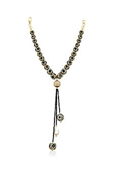 Gold Plated Tasseled Necklace