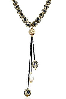 Gold Plated Tasseled Necklace
