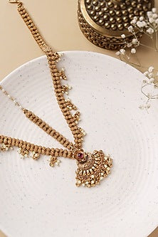 Gold Plated Temple Mathapatti