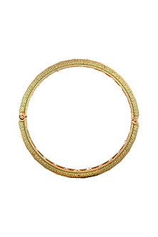 Gold Finish Handcrafted Bangle