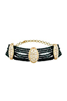 Gold Finish Handcrafted Choker Necklace