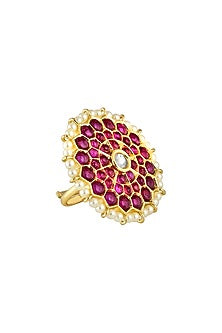 Gold Finish Handcrafted Ring