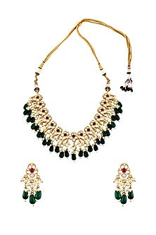 Gold Finish Handcrafted Necklace Set