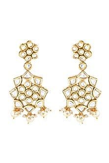Gold Finish Bridal Choker Necklace Set