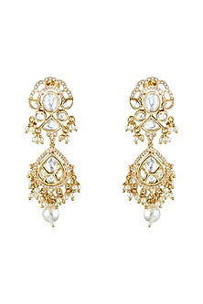 Gold Finish Fresh Water Pearl Necklace Set