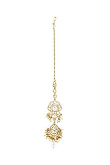 Gold Finish Fresh Water Pearl Necklace Set