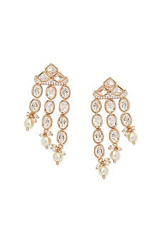 Gold Plated Kundan Polki Necklace Set