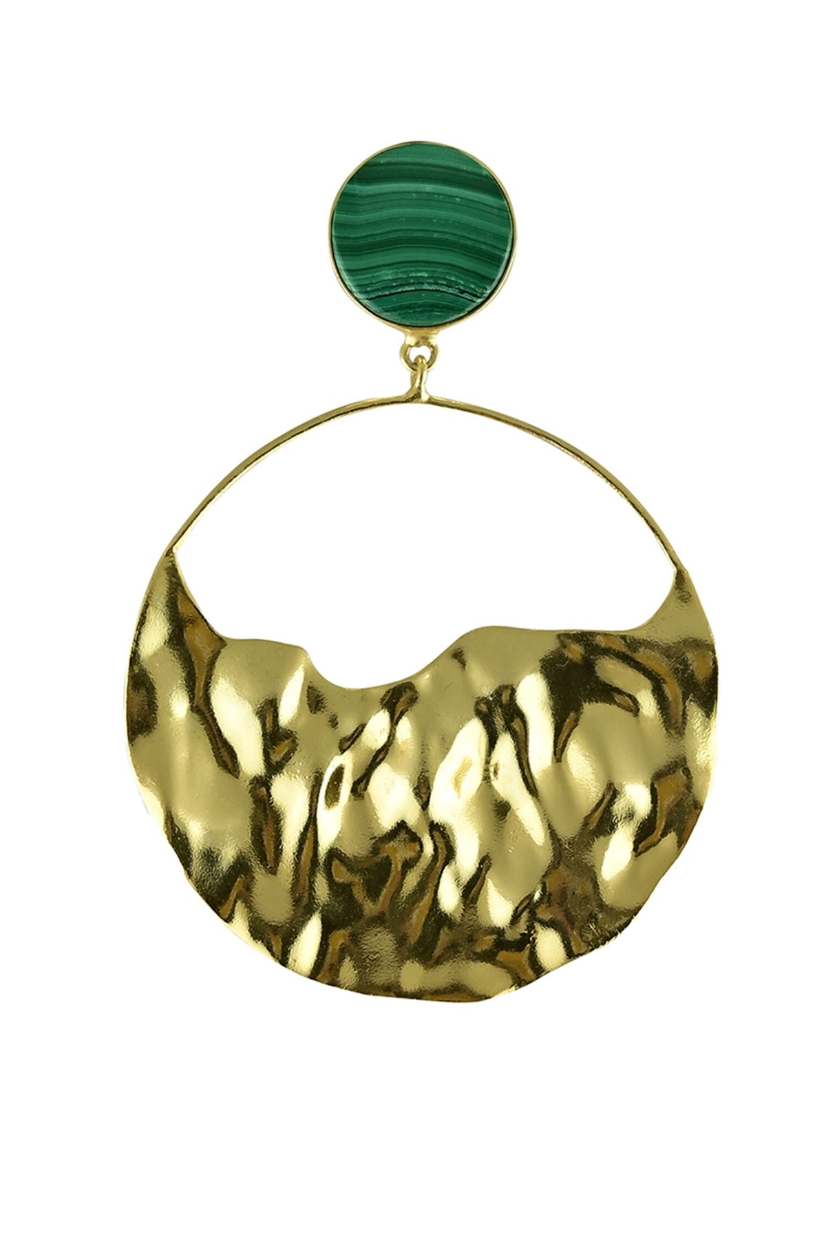 Emery Hammered Texture Earrings 