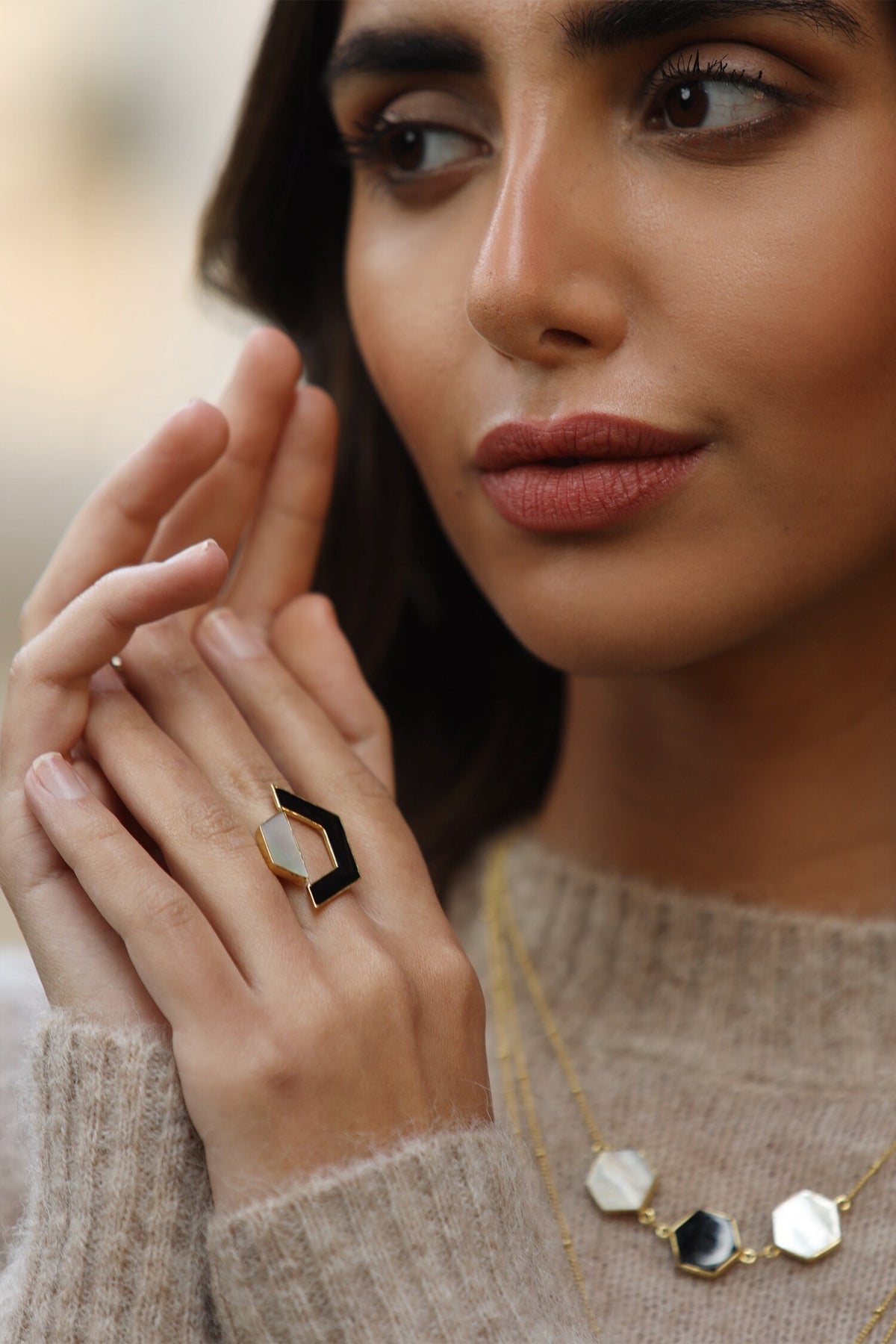 Lyza Geometric Shape Ring 