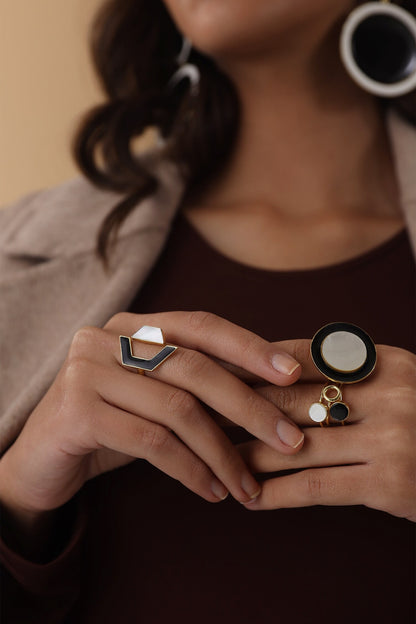 Lyza Geometric Shape Ring 
