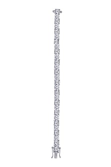 White Finish Swarovski Bracelet In Sterling Silver