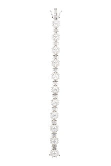 White Finish Swarovski Bracelet