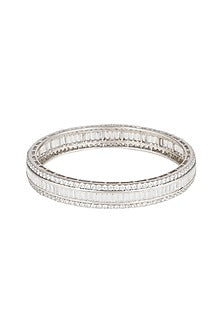 White Finish Handcrafted Bangle
